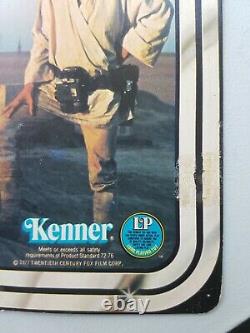 Star Wars 12 Back Luke Skywalker Farmboy Moc Cardé Vintage Kenner