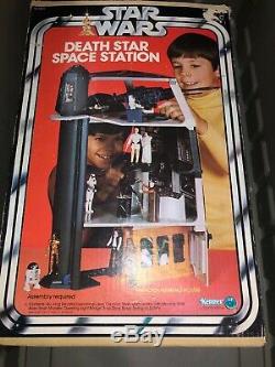 Star Wars 1977 Espace Vintage Kenner Death Star Station Playset As Is