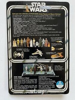 Star Wars Anh 1977 Han Solo 12 Back-c Vtg Moc Petite Tête Kenner Action Figure