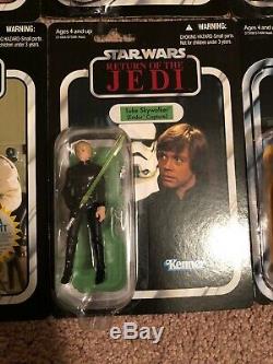 Star Wars Collection Vintage 10 Figurines Luke Vader Malkus Ackbar Maul Obi Wan