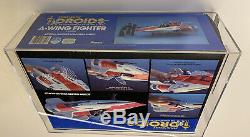 Star Wars Droids 1985 Vintage A Wing Fighter Afa Nm 85 Octodecies