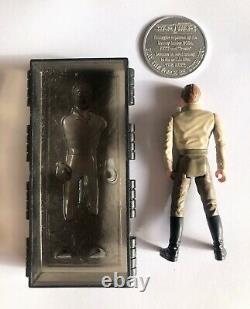 Star Wars Han Solo En Carbonite Avec Pièce. 1985 Vintage Rare