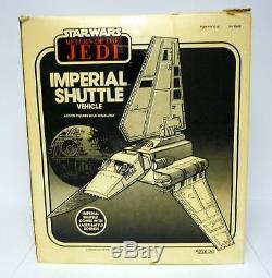 Star Wars Imperial Shuttle Véhicule À Figures D'époque Rotj Complet Avec Box Works 1984