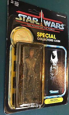 Star Wars Kenner Vintage Han Solo En Carbonite Punch Punch 1985 Last 17 Moc