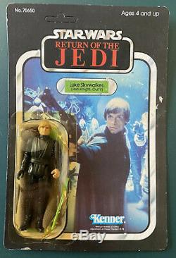 Star Wars Kenner Vintage Luke Skywalker Jedi Chevalier 1983 65 Retour Rotj Unpunched