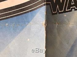 Star Wars L'empire Contre-attaque Original Vintage Uk Quad C6-c7