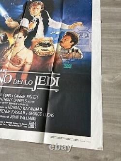 Star Wars : Le Retour du Jedi 1983 Affiche de cinéma vintage italienne originale 39x55