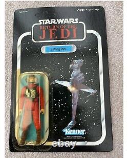 Star Wars Le Retour du Jedi Pilote Vintage du B-Wing (1984) Non perforé Nouveau sous blister