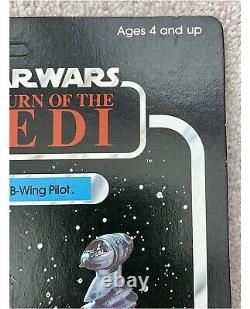 Star Wars Le Retour du Jedi Pilote Vintage du B-Wing (1984) Non perforé Nouveau sous blister
