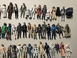 Star Wars Lot Vintage 1977-1985 Lot De 80 Figurines Differentes Armes Originales