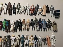 Star Wars Lot Vintage 1977-1985 Lot De 80 Figurines Differentes Armes Originales