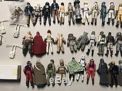 Star Wars Lot Vintage 1977-1985 Lot De 80 Figurines Differentes Armes Originales