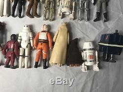 Star Wars Lot Vintage First 21 Figurines 1977-79 Set Original Armoiries