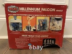 Star Wars Millennium Falcon Micro Box Uniquement Kenner Vintage 1982 Sears Esb Rotj
