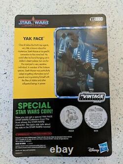 Star Wars Power Of The Force Vintage Collection Yak Face Withcoin Haslab Unpunched