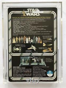 Star Wars R2-d2 12 Arrière-plan Vtg Kenner Moc Cas 85 85/85 Afa Archival Vient De Classer