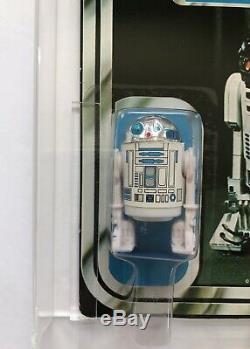 Star Wars R2-d2 12 Arrière-plan Vtg Kenner Moc Cas 85 85/85 Afa Archival Vient De Classer