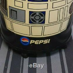 Star Wars R2d2 Grandeur Nature 4ft Pepsi Boissons Panaché 90 Vintage Etat D'usage