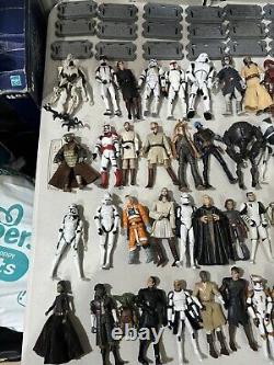 Star Wars Rares Figurines Héritage Vintage Hasbro Navires Avec Armes et Accessoires