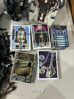 Star Wars Rares Figurines Héritage Vintage Hasbro Navires Avec Armes et Accessoires