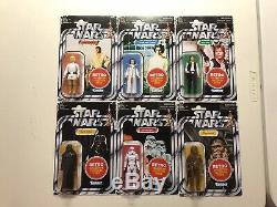 Star Wars Retro Collection Case 6pcs Vintage Tvc Avec Hasbro Box Target Exclusive