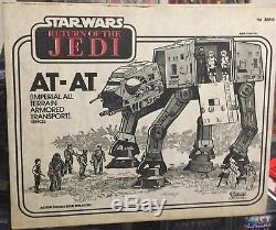 Star Wars Rotj At-chez Véhicule Misb Vintage Mib Jedi Imperial Terrain 1983