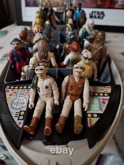 Star Wars Vaisseau de Transport Rebelle Vintage Kenner 1982 avec 32 Figurines Originales