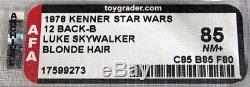 Star Wars Vintage 12 Retour-b Luke Skywalker Afa 85 Nm + # 17599273