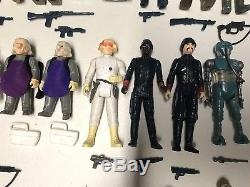 Star Wars Vintage 1980 Lot Esb Ensemble Figurines D'action Complet Armes Original