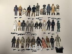 Star Wars Vintage 1980 Lot Esb Ensemble Figurines D'action Complet Armes Original