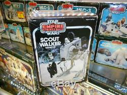 Star Wars Vintage 1982 Kenner Canada Canada Scout Walker Véhicule Gde Boxed
