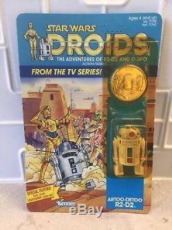 Star Wars Vintage 1985 Droids Cartoon R2-d2 Moc Unpunched! Rare