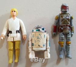 Star Wars Vintage Anh Rotj Esb 12/77 + Original Figure Set Collection Kenner