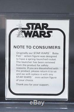 Star Wars Vintage Boba Fett Mailer Grand Catalogue Afa 85 (85/90/85)