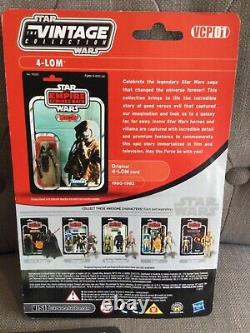 Star Wars Vintage Collection Vcp 01 Vcp 02 Zuckass & 4 Lom Foil Cards Menthe