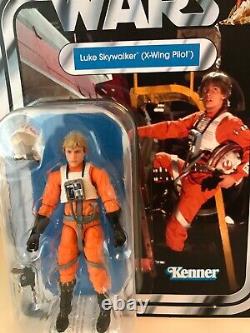 Star Wars Vintage Collection X Wing Fighter + Luke Skwalker X Wing Figure Pilote