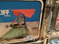 Star Wars Vintage Desert Skiff Sail Mint Afa 85 @@ Superbe @@ 1984