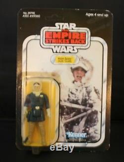 Star Wars Vintage Esb Han Solo Hoth 41bk Afa Digne Moc Original Non Ouvert