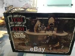 Star Wars Vintage Ewok Village Complet Avec La Boîte Et Les Instructions