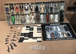 Star Wars Vintage First 12 Figurines Complètes 1977 Case Insert Brown / H / Luke
