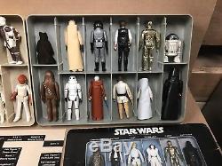 Star Wars Vintage First 12 Figurines Complètes 1977 Case Insert Brown / H / Luke