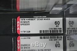 Star Wars Vintage Harbert Greedo 20 Retour Afa 60 (50/80/85) Moc