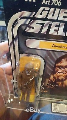 Star Wars Vintage Italien Harbert Chewbacca Moc Ukg (sans Afa) 85%