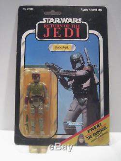 Star Wars Vintage Jedi 65back Boba Fett Ovp Moc Scellé En Usine