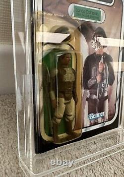 Star Wars Vintage KENNER ROTJ Lando Skiff Tenue MOC 77back Carte non perforée. VGC