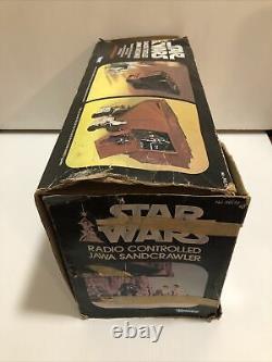 Star Wars Vintage Kenner 1977 1978 Radio Contrôlée Jawa Sandcrawler Avec Boîte Anh
