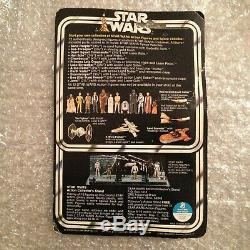 Star Wars Vintage Kenner 1977 Darth Vader Monnaie Sur La Carte 12 Retour Version C