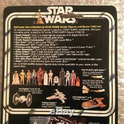 Star Wars Vintage Kenner 1977 Stormtrooper Sku Pied De Page 12 Rare Back First 12 Moc