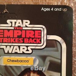 Star Wars Vintage Kenner Chewbacca Esb-47 47 Dos De La Carte Arrière Moc 1982