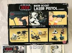 Star Wars Vintage LILI Ledy Bker Scout Pistolet Laser Mib Graal Rare México